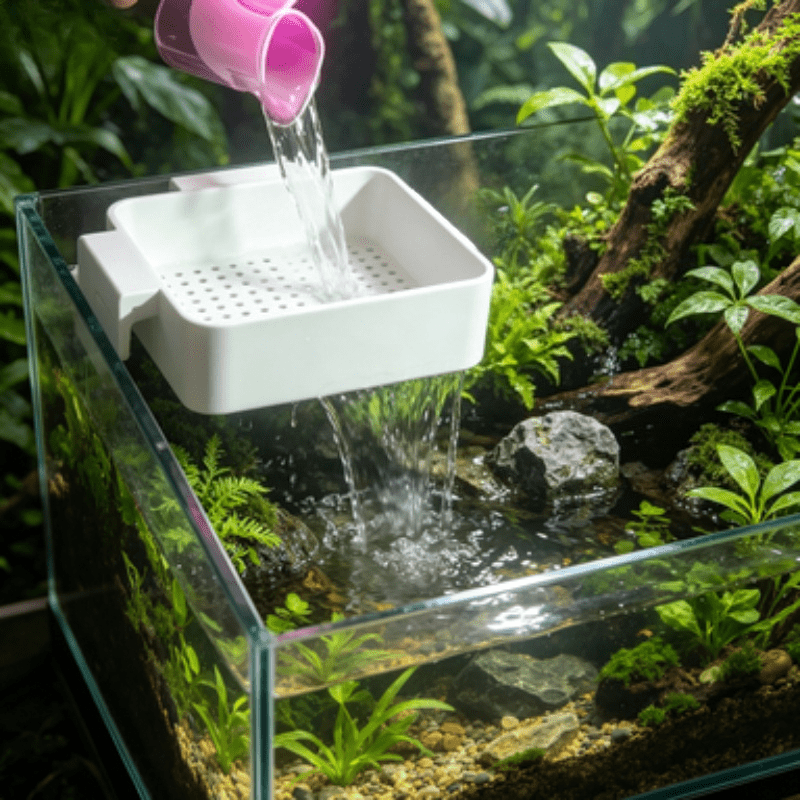 Planted Aquarium With Sand - 수족관 물 교환기 어항 물 흐름
