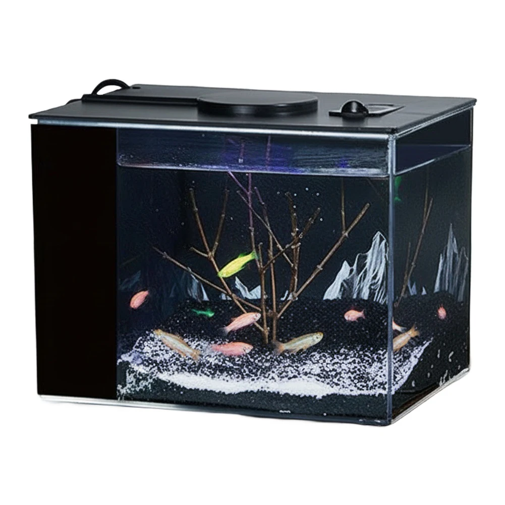 Aquarium Plant Seeds - 160L/H 흐름 펌프와 통합된 여과 시스템을