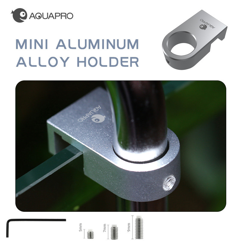 Aquarium Planted Tank Filter - 수족관 미니 알루미늄 합금 홀더 고정