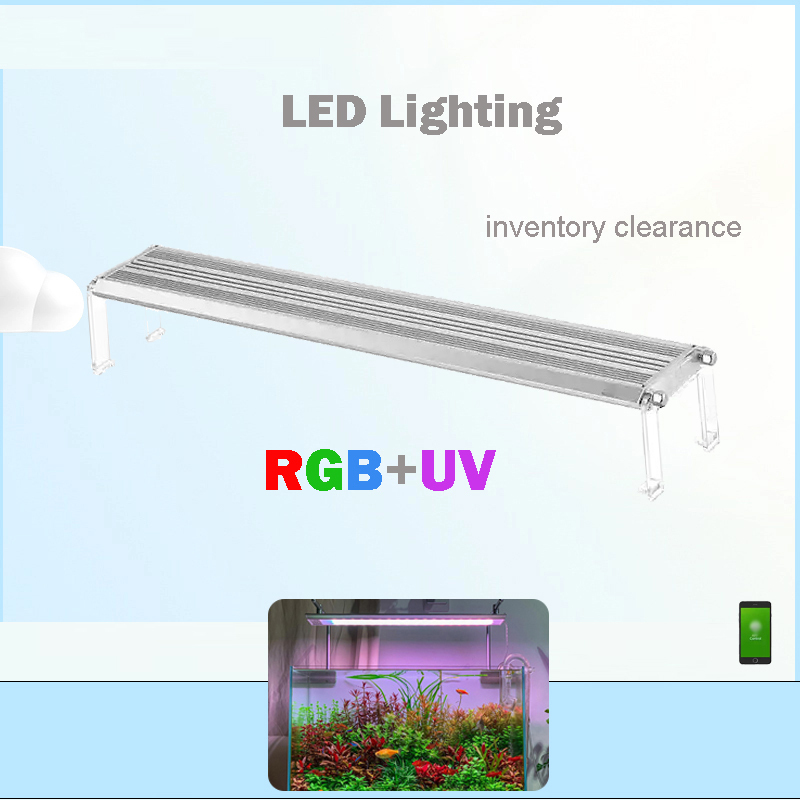 Planted Aquarium Uv Light - LED 조명 60cm 80cm 90cm RGB