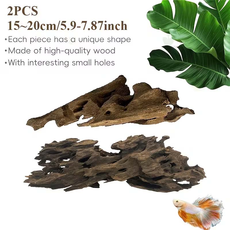 새우를 위한 자연 구멍이 있는 새우 나무 수족관 장식, - Aquarium Planted Seeds 리뷰 및 가격