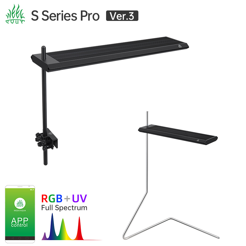 위크 아쿠아 S 시리즈 솔로 LED 수족관 조명 RGB - Planted Aquarium Uv Light 리뷰 및 가격