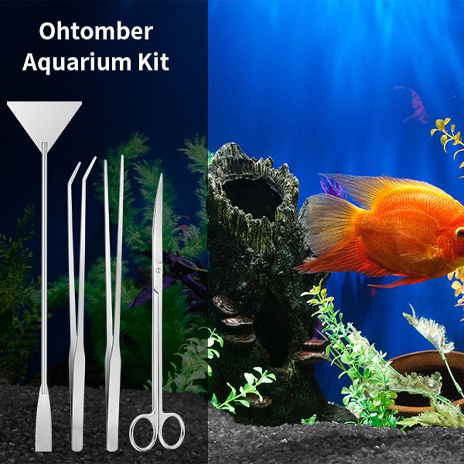 수족관 도구 테라리움 식물 도구 가위 키트 스테인레스  - Planted Aquarium Care 리뷰 및 가격