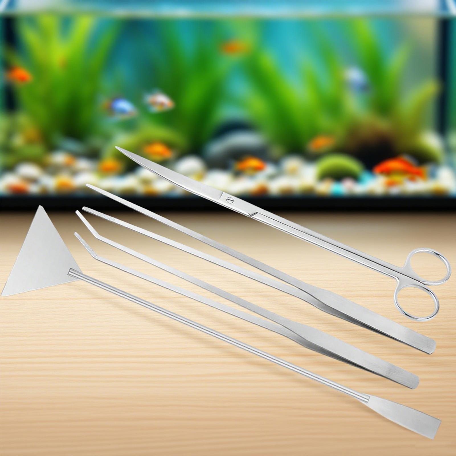 수족관 도구 테라리움 식물 도구 가위 키트 스테인레스  - Planted Aquarium Care 리뷰 및 가격