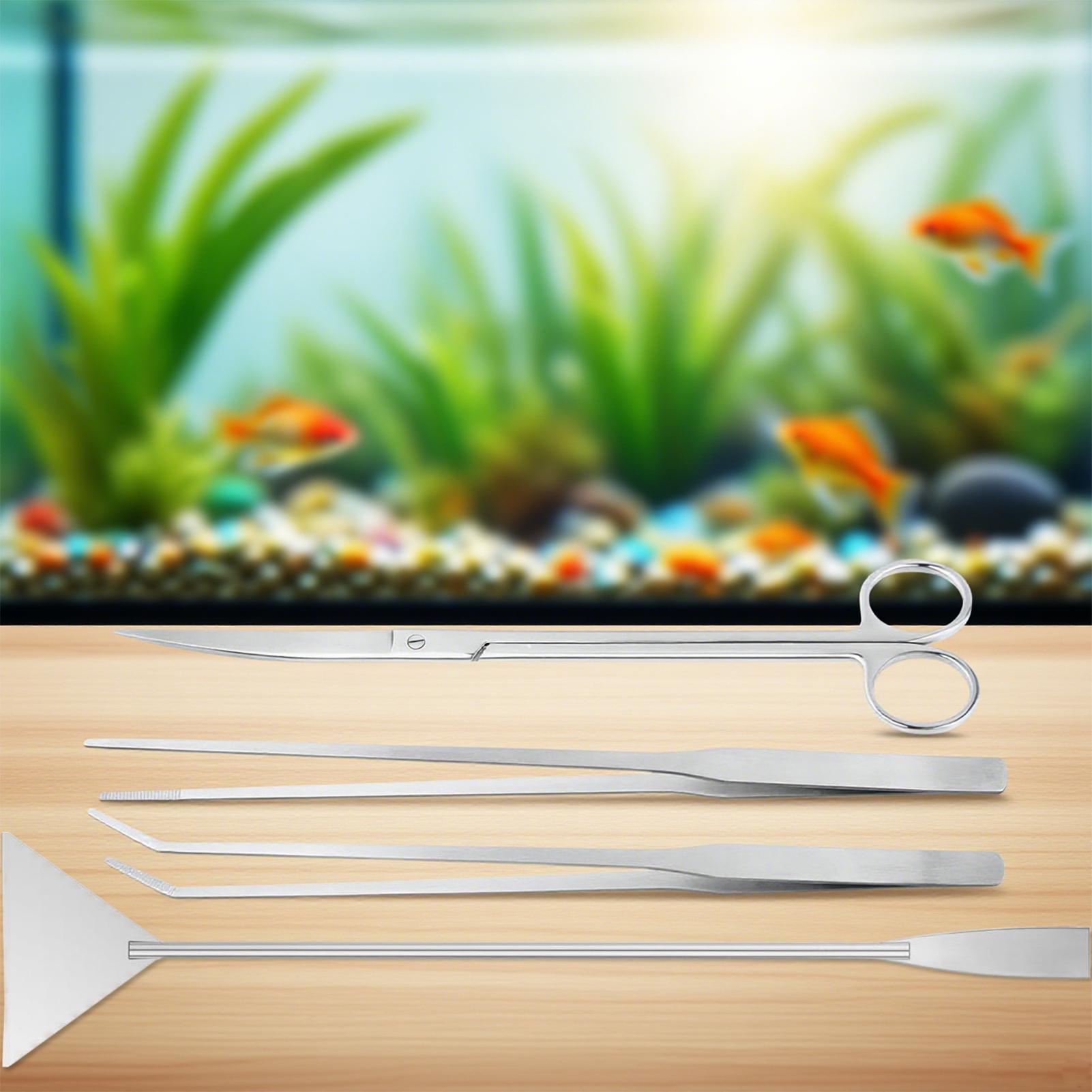 수족관 도구 테라리움 식물 도구 가위 키트 스테인레스  - Planted Aquarium Care 리뷰 및 가격