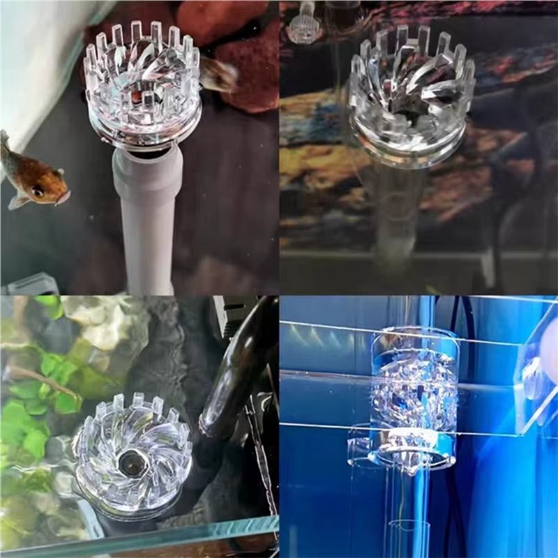 ABUI-2X 투명 수족관 스키머 파이프 회전식 표면  - Aquarium Planted Tank Filter 리뷰 및 가격