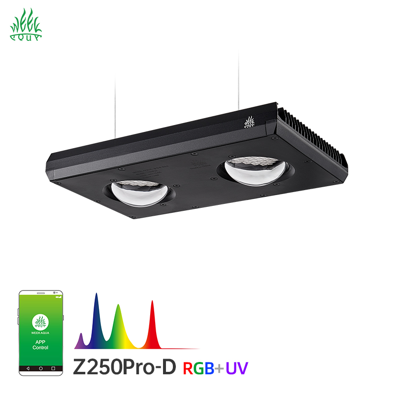 위크 아쿠아 Z250 프로 풀 스펙트럼 LED 수족관  - Planted Aquarium Uv Light 리뷰 및 가격