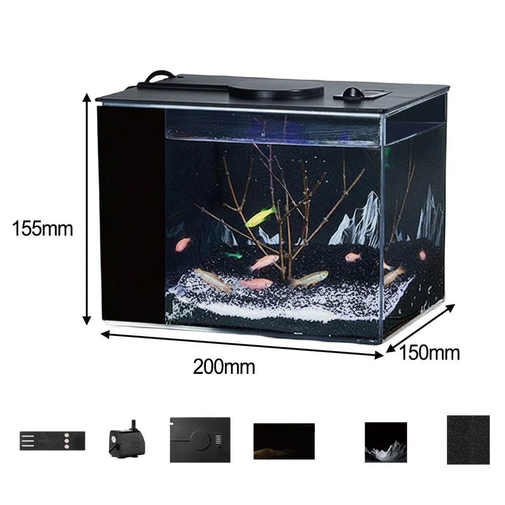 160L/H 흐름 펌프와 통합된 여과 시스템을 갖춘 자 - Aquarium Plant Seeds 리뷰 및 가격