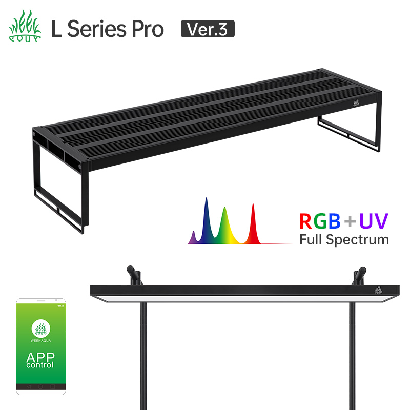 위크 아쿠아 L 시리즈 수초 어항 LED 조명 RGB  - Planted Aquarium Uv Light 리뷰 및 가격