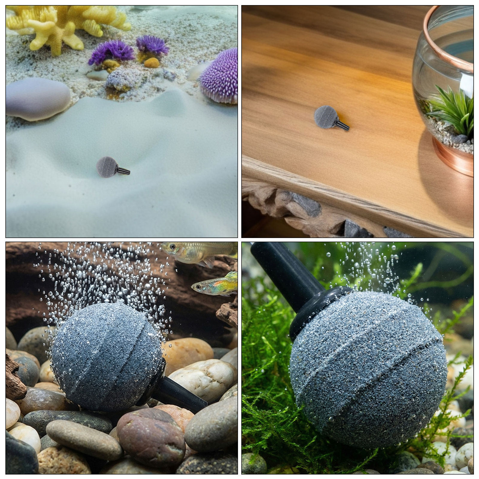 12개 수족관 에어 스톤 버블 디퓨저, 물 산소 공급용 - Planted Aquarium Care 리뷰 및 가격