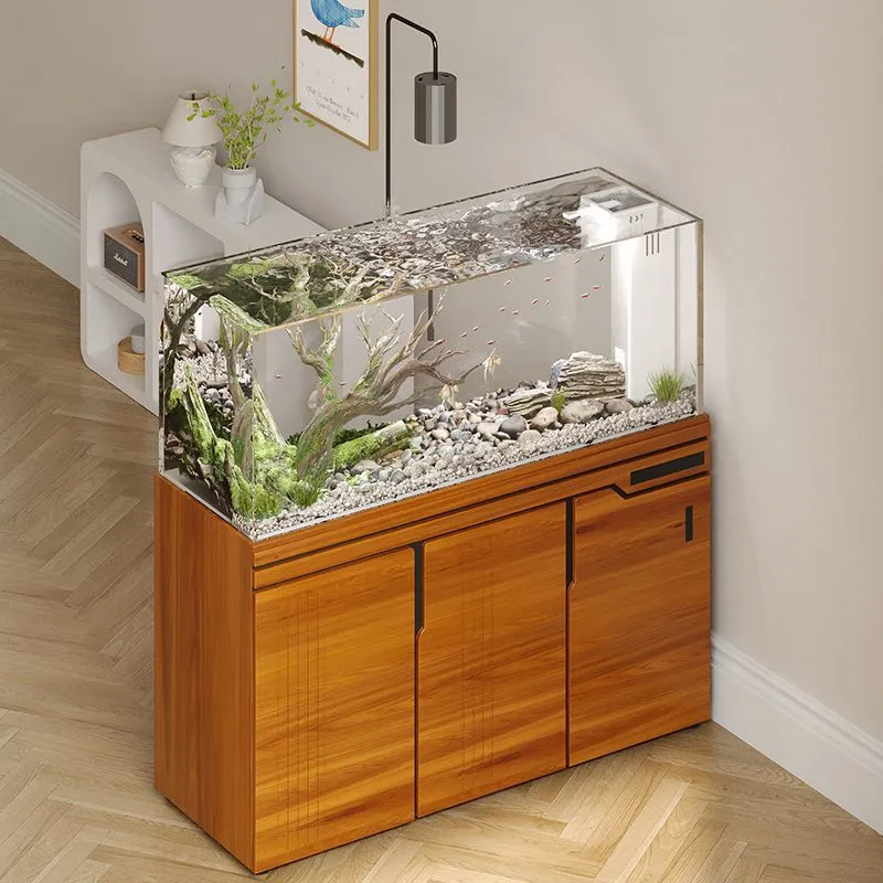 대형 초백유리 어항, 거실용 바닥 필터 포함, 수족관  - Aquarium Planted Tank Filter 리뷰 및 가격