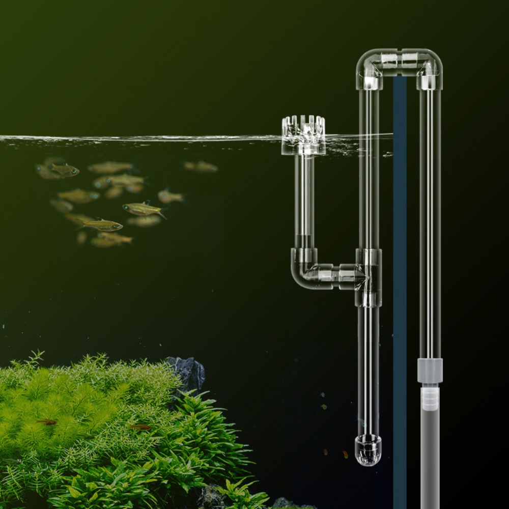 DIY 투명 수족관 스키머 아크릴 릴리 파이프 회전식  - Aquarium Planted Tank Filter 리뷰 및 가격